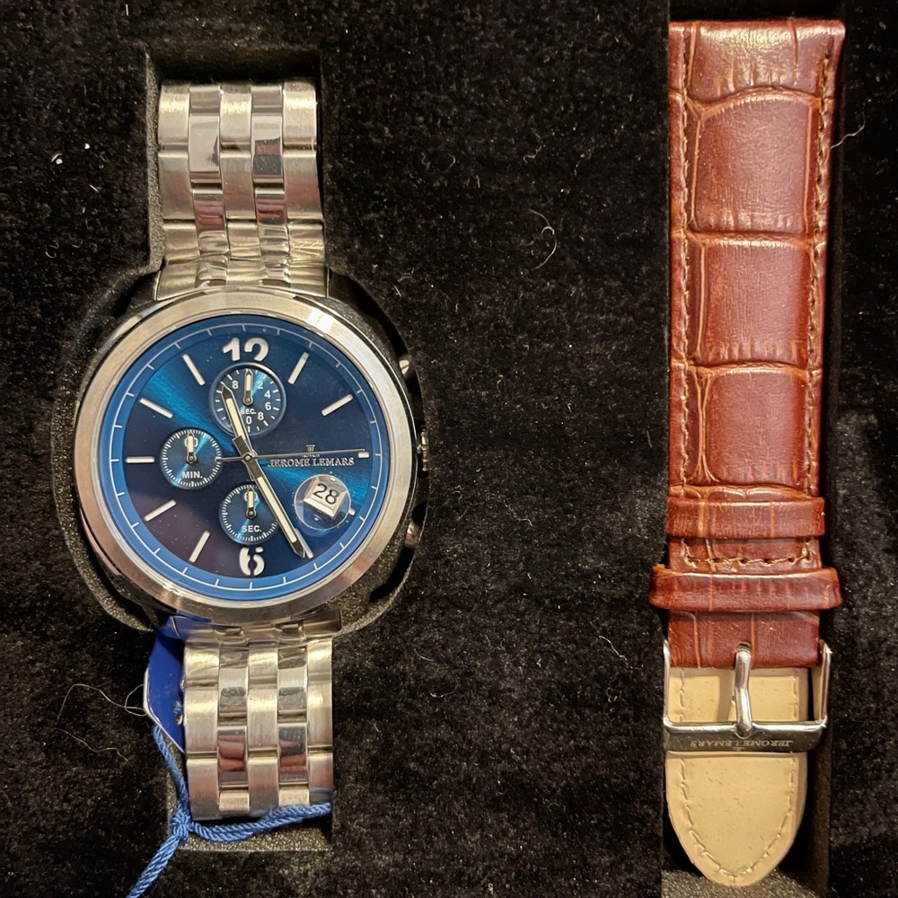 JEROME LEMARS Seurat JL5556B SAPPHIRE CRYSTAL BNIB